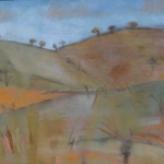 Windy hills - oil/canvas
