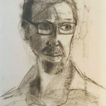 study-for portrait of Trent Marden